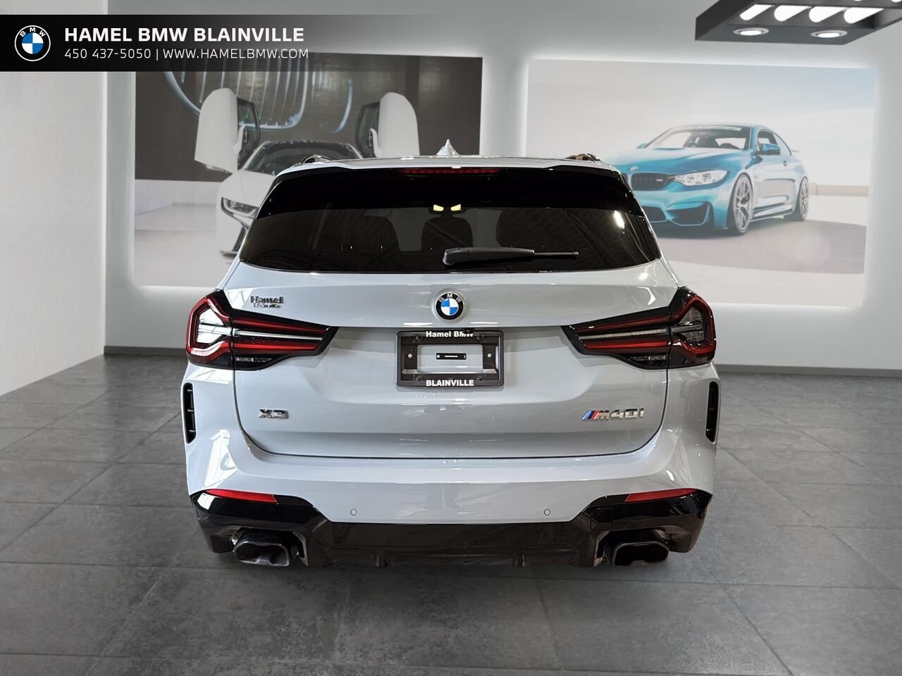 BMW X3 M40i xDrive véhicule d'activités sportives 2024 Gris Blainville - photo #2