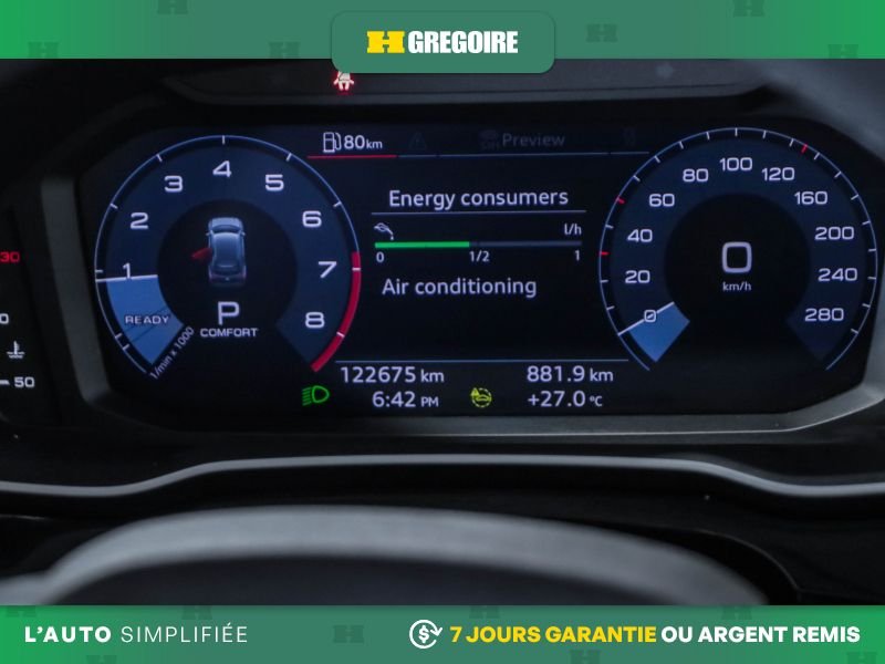Audi Q3 821489 | Komfort AWD AUTO AC CUIR TOIT MAGS CAM RECULE 2021 Gris Laval - photo #19