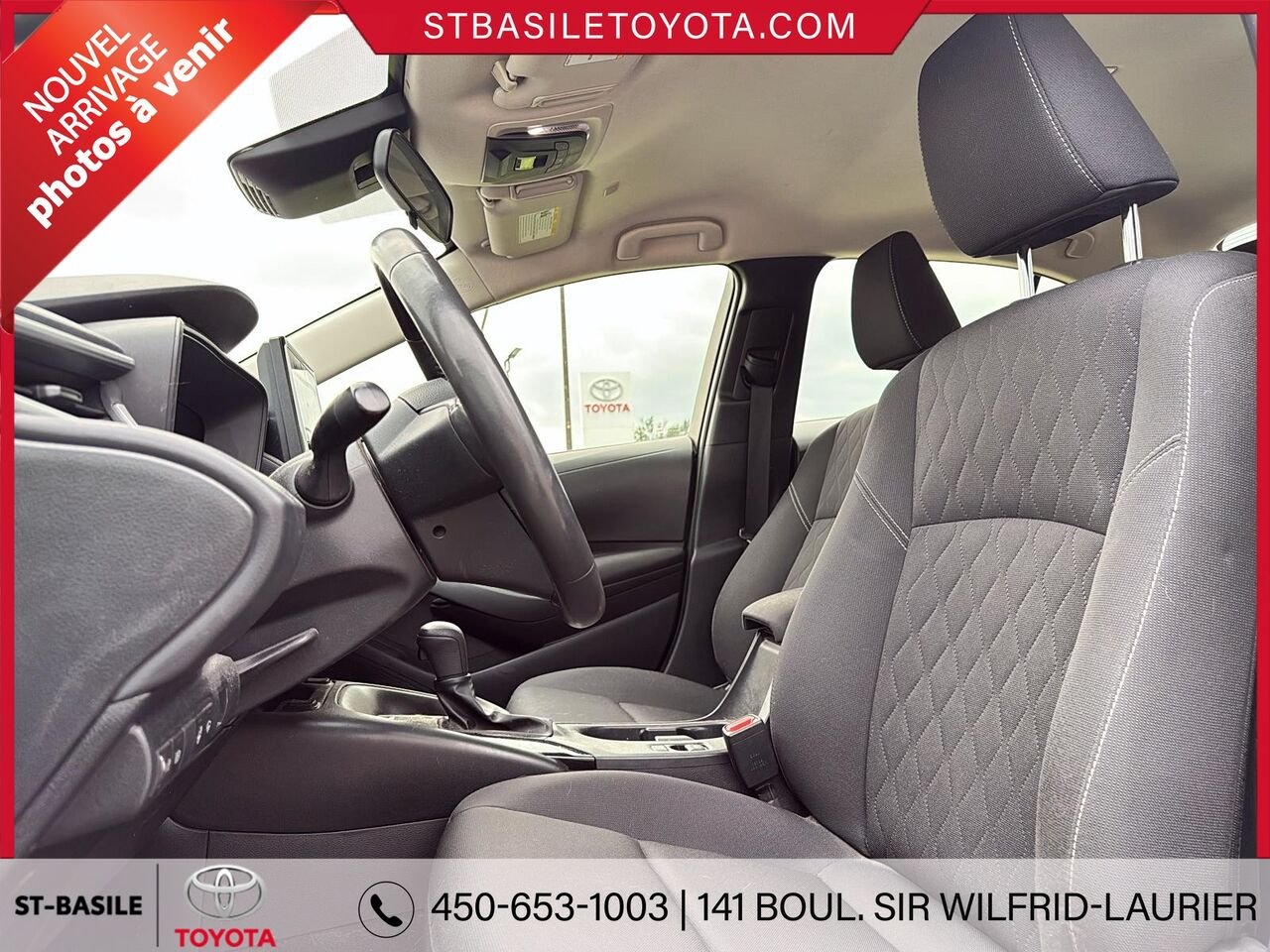 Toyota Corolla Hybride 2023 Noir Saint-Basile-le-Grand - photo #3