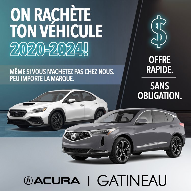 Gatineau acura promo mars RACHAT FR