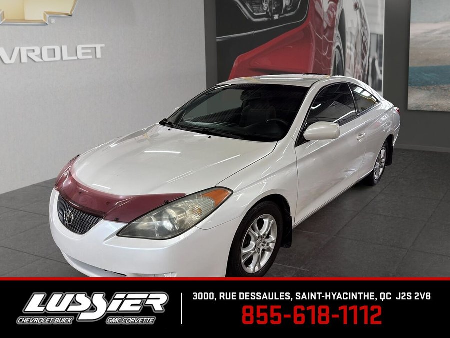 TOYOTA CAMRY SOLARA SE + BAS KILOMETRAGE 2005 Blanc