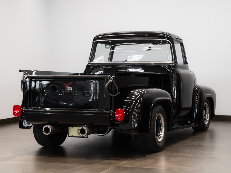 Ford F100 1956 1956 Noir