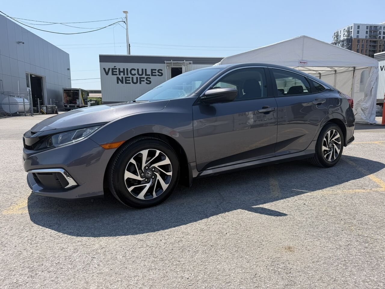 2019 Honda Civic Berline EX AUTOMAITQUE Black Laval - photo #8