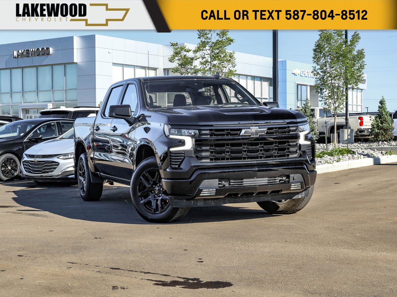 2025 Chevrolet Silverado 1500 4WD Crew Cab 147 RST Black Sherwood Park - photo #0