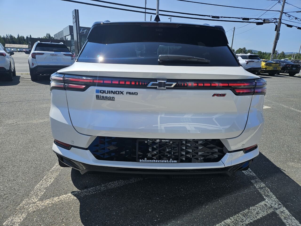 Chevrolet Equinox EV 4 portes RS 2025 Blanc Thetford Mines - photo #3