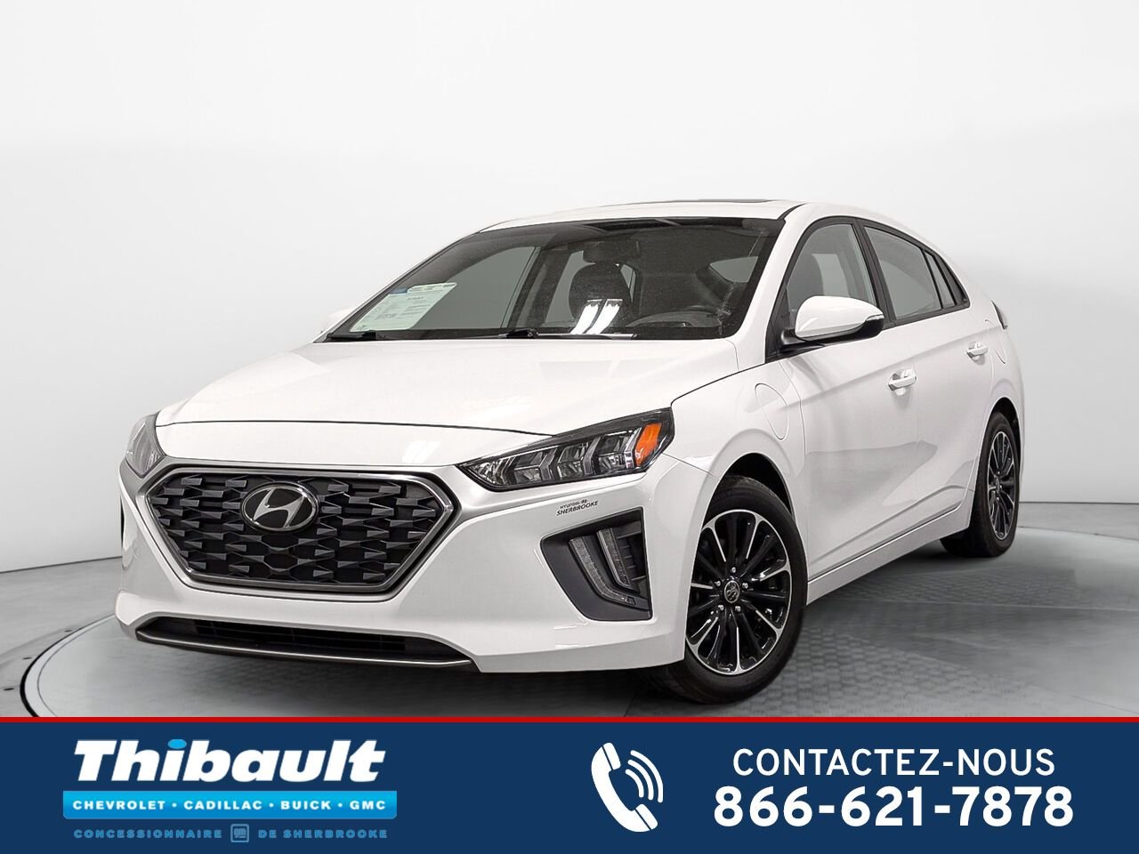 2021 Hyundai IONIQ Plug-in Hybrid Preferred Bas Kilométrage White Sherbrooke - photo #0