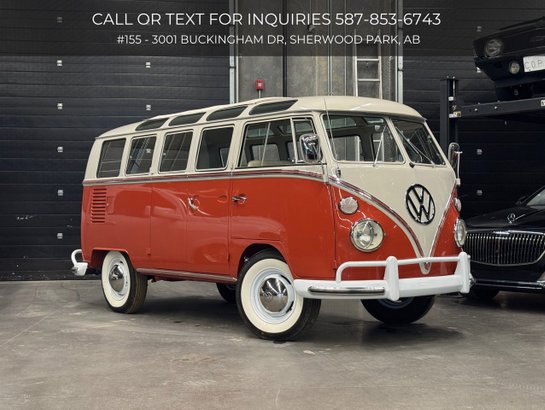 1964 Volkswagen 21-Window Deluxe Microbus 1964 Red