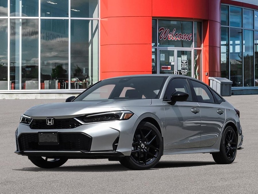 Honda Civic hybride berline 2026 2026 Argent reflet solaire métallisé