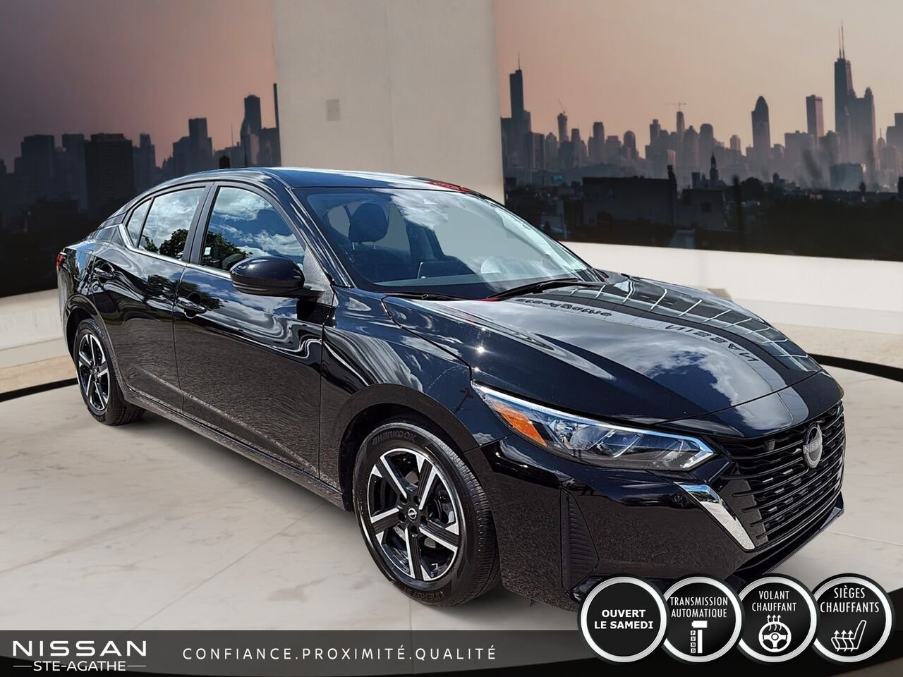 2024 Nissan Sentra SV CVT Black Saint-Jérôme - photo #2