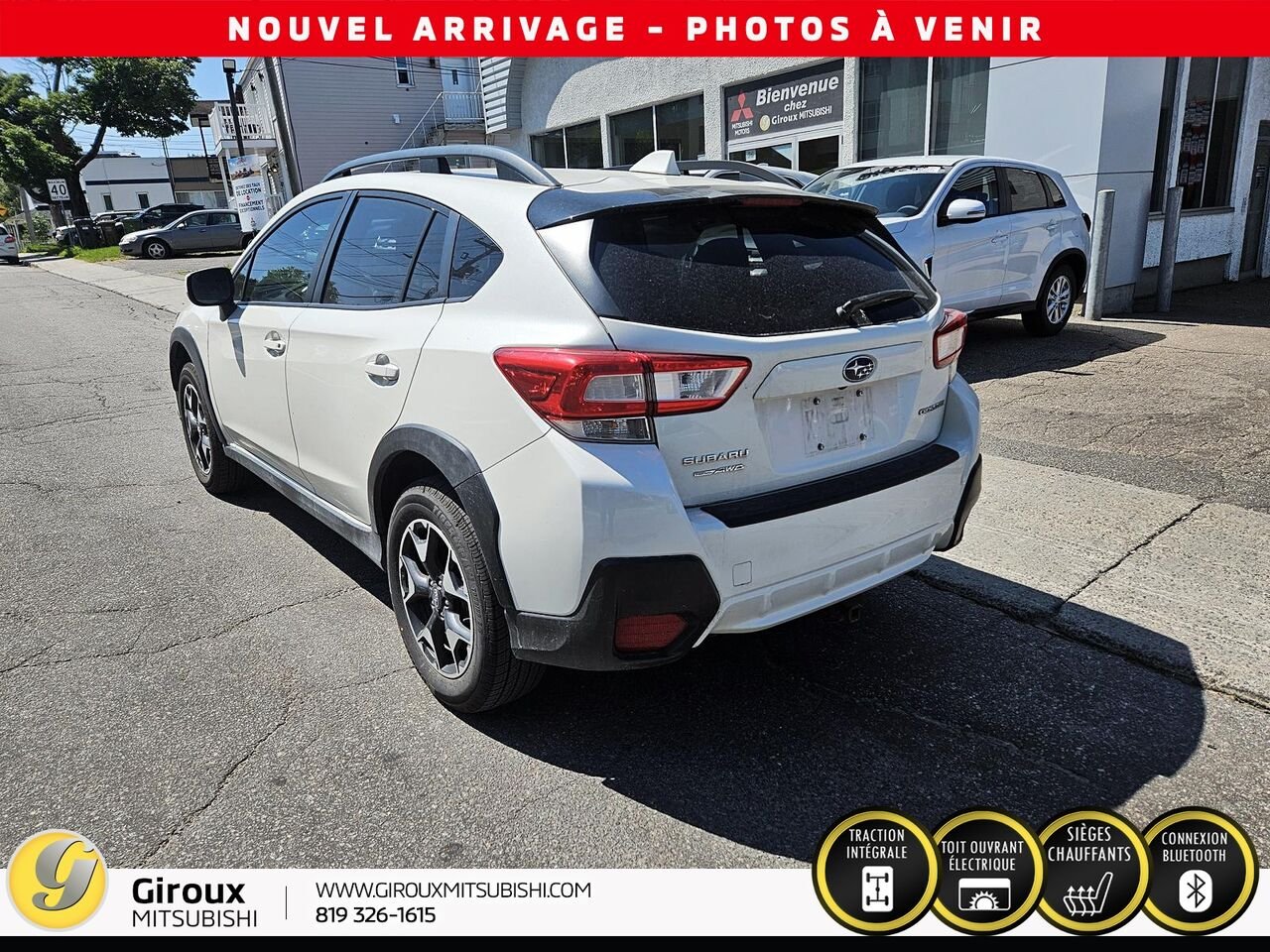 2019 Subaru Crosstrek White Sainte-Agathe-des-Monts - photo #3