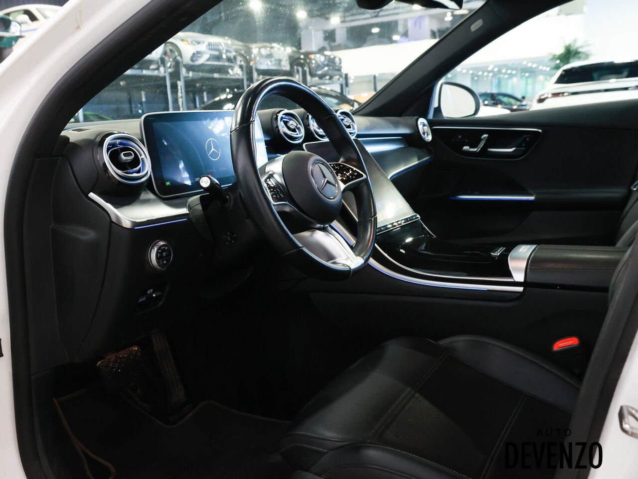 Mercedes-Benz Classe-C 2023 Blanc Saint-Eustache - photo #12