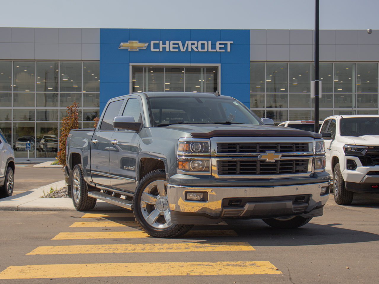 2014 Chevrolet Silverado 1500 4WD Crew Cab Short Box LTZ w/2LZ Blue Sherwood Park - photo #1
