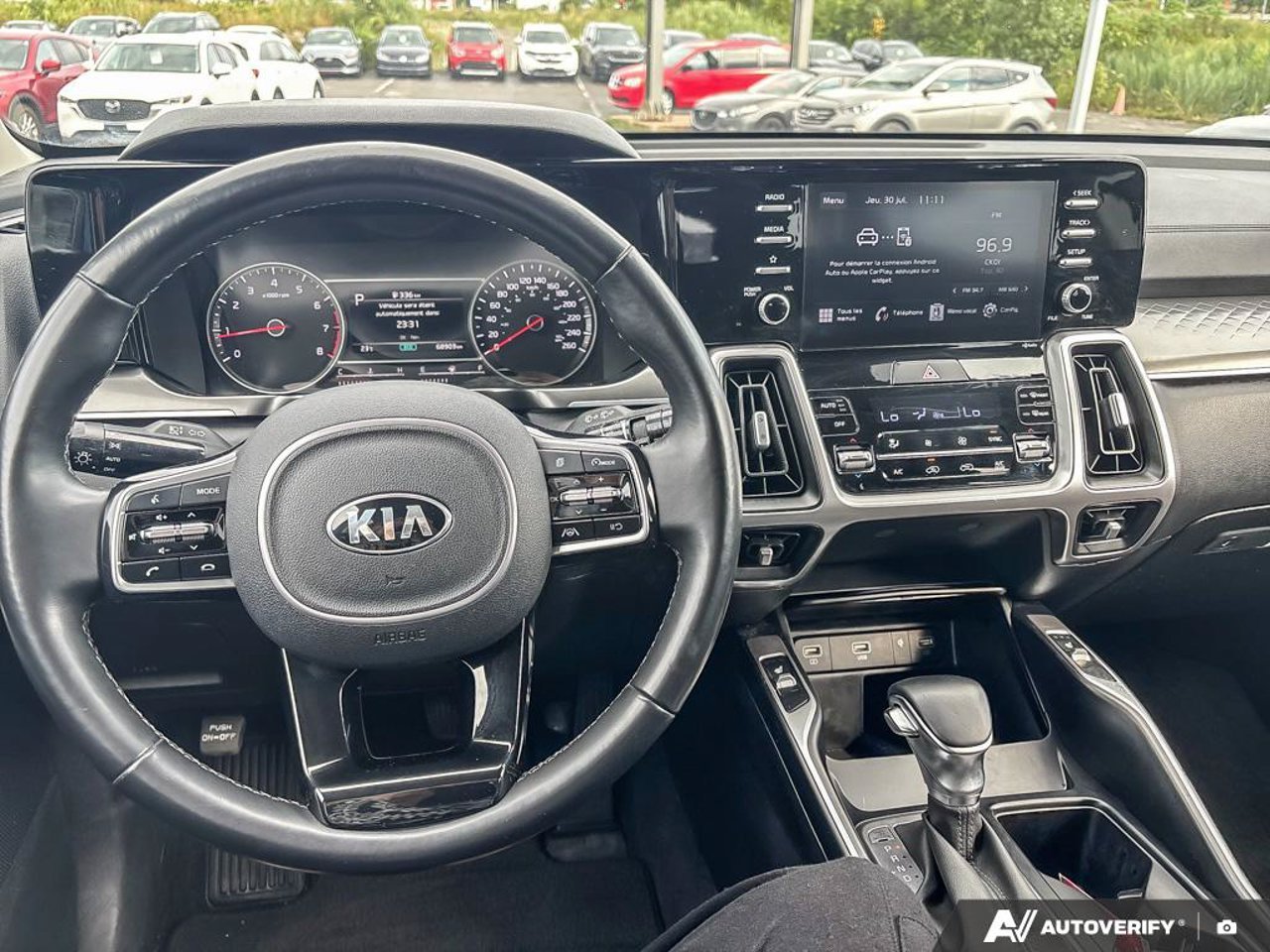 2021 Kia Sorento 5XYRGDLCXMG020417 Blue Mirabel - photo #15