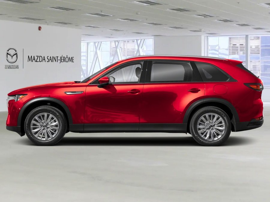 MAZDA CX-90 hybride rechargeable GS-L TI 2026 Rouge vibrant cristal métallisé