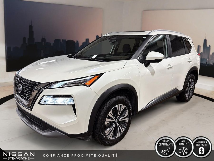 Nissan Rogue SV TI avec ensemble toit ouvrant 2023 Blanc