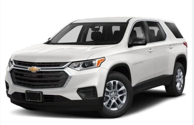Chevrolet Traverse LT tissu 4 portes TI avec 1LT 2021 Blanc