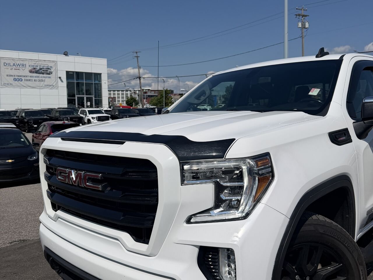 2021 GMC SIERRA K1500 ELEVATION Elevation cabine multiplace 4RM 157 po White Gatineau - photo #0