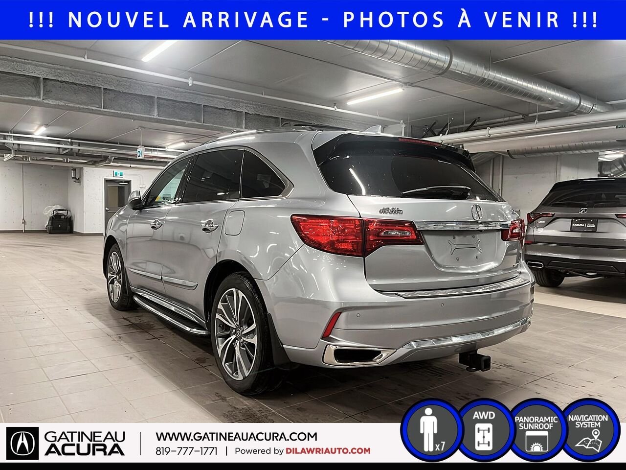 Acura MDX Élite SH-AWD 2017 Argent Gatineau - photo #6