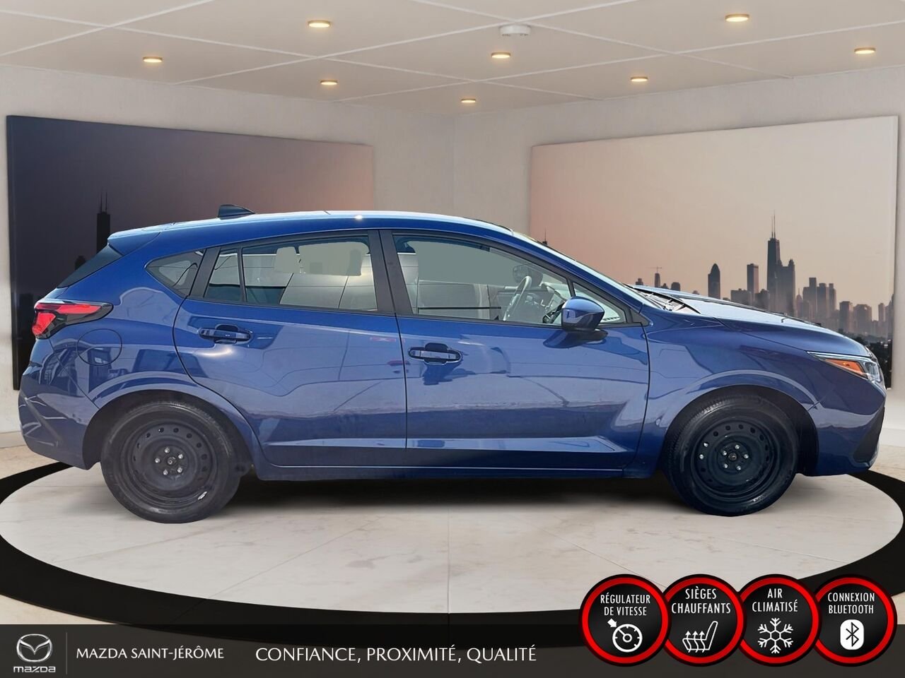2024 Subaru Impreza HATCHBACK | AWD | A/C | CLEAN CARFAX | Blue Saint-Jérôme - photo #4
