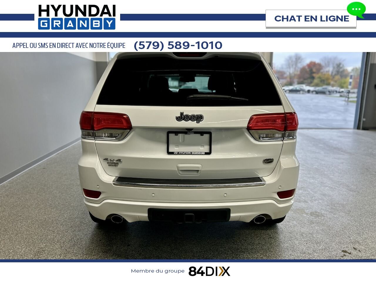 Jeep Grand Cherokee 2015 Blanc Granby - photo #5