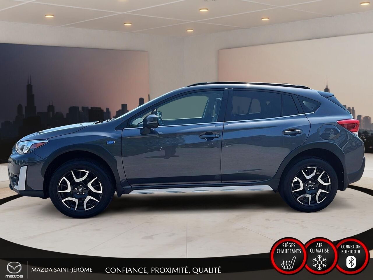 Subaru Crosstrek hybride rechargeable 2023 Gris Saint-Jérôme - photo #10
