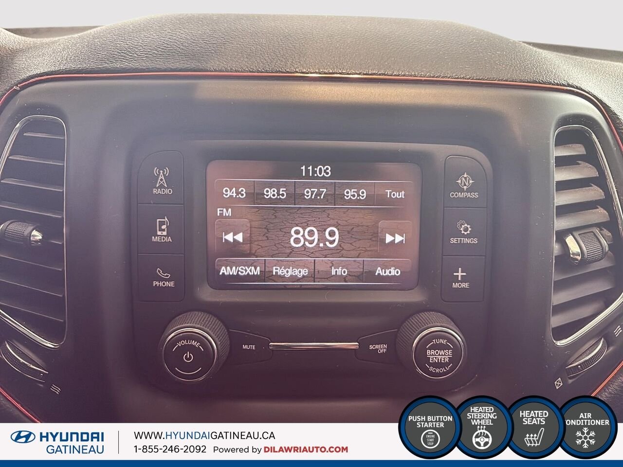 Jeep Compass 2018 Blanc Gatineau - photo #13