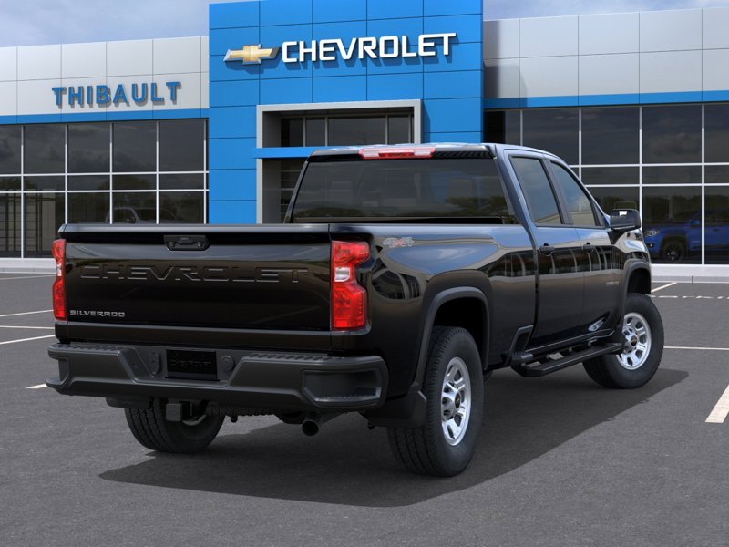 CHEVROLET SILVERADO 3500HD WT cabine multiplace 4RM 172 po 2026 Noir