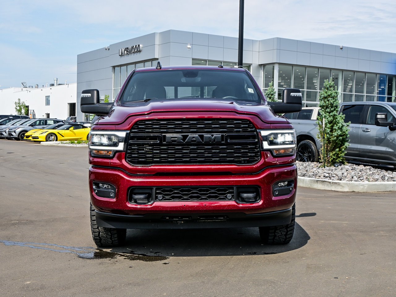 2024 Ram 2500 Big Horn 4x4 Crew Cab 6'4 Box Red Sherwood Park - photo #2