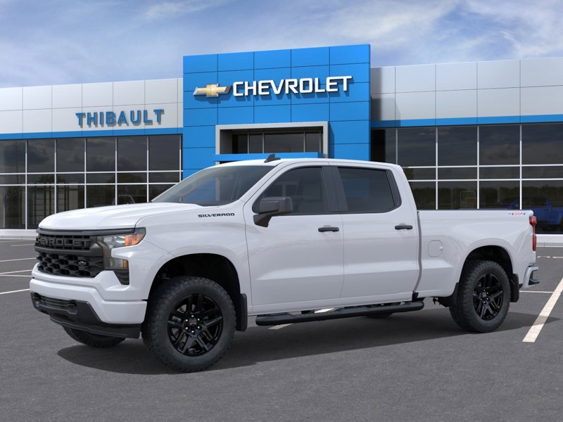 CHEVROLET SILVERADO 1500 Custom cabine multiplace 4RM 157 po 2026 Blanc