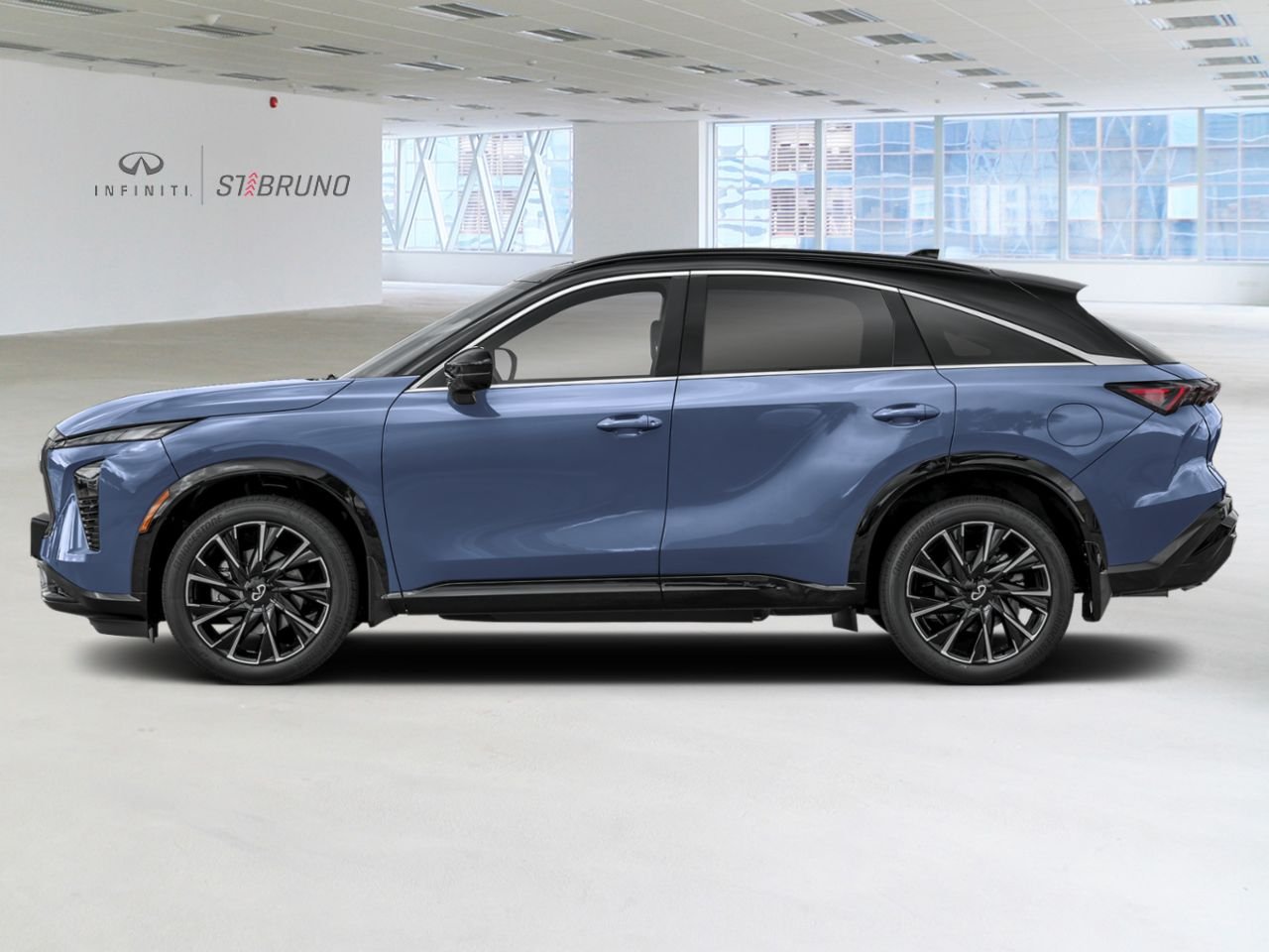 2027 INFINITI QX65 Moonbow Blue/Black Obsidian Saint-Basile-le-Grand - photo #1