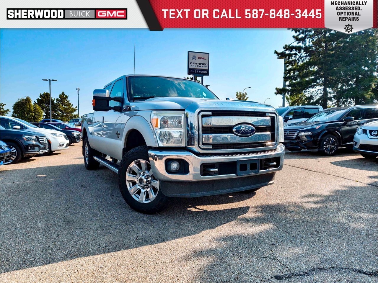 2011 Ford Super Duty F-350 4WD Crew Cab 156 Lariat Grey Sherwood Park - photo #0