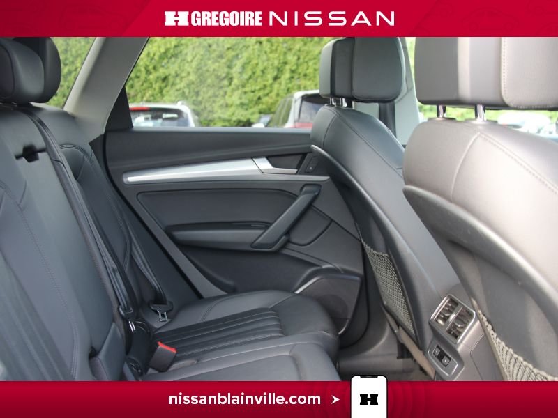 Audi Q5 BA6173 | PROGRESSIV TFSI BLUETOOTH BANCS CHAUFFANTS CUIR CA 2018 Gris Laval - photo #25