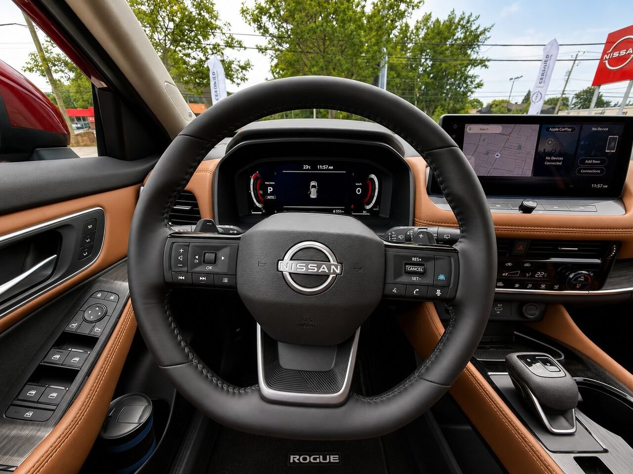 2026 NISSAN Rogue ROGUE PLATINE Scarlet Ember Tintcoat Châteauguay - photo #11