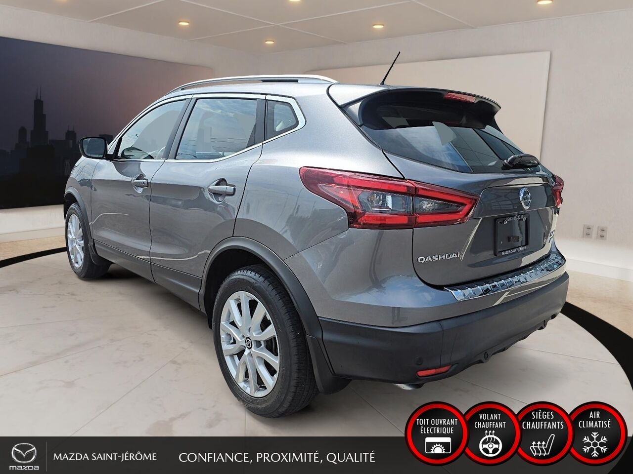 Nissan Qashqai SV | AWD | TOIT OUVRANT | MAGS | 2022 Gris Saint-Jérôme - photo #9