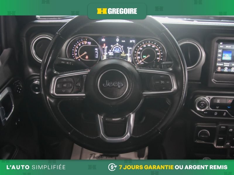 Jeep Wrangler 821166 | UNLIMITED SAHARA AUTO A/C MAGS CAM RECUL BLUETOOTH 2021 Gris Laval - photo #23