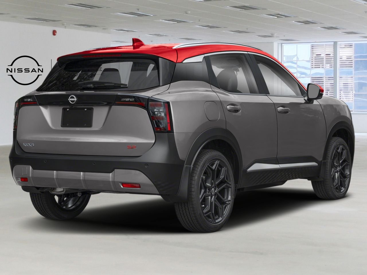 Nissan Kicks C6K745 | SR 2026 Gris poudre métallisé/Couche teintée Braise écarlate Laval - photo #2