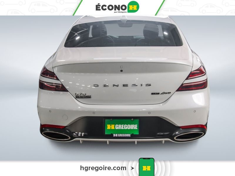 Genesis G70 2022 Blanc Saint-Eustache - photo #5