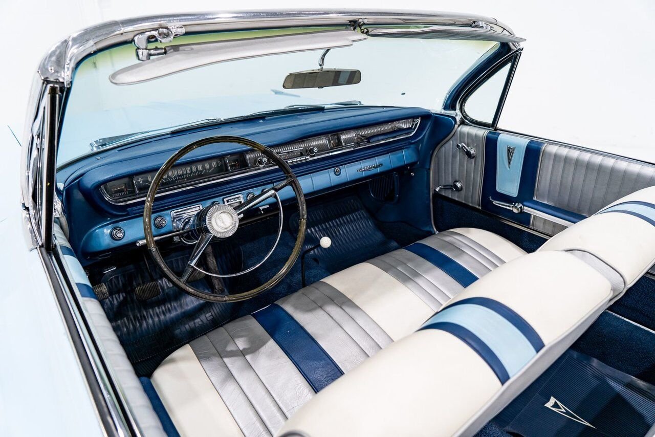1961 Pontiac Bonneville **PRIX EN USD**C8 Suffix 389cu.in. TriPower 4 Speed Blue Montreal - photo #7