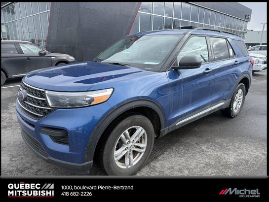 2022 Ford Explorer XLT Awd, Siège électrique, 3ème rangée de siège Blue