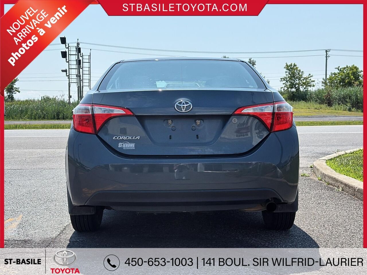 Toyota COROLLA 2016 Gris Saint-Basile-le-Grand - photo #2