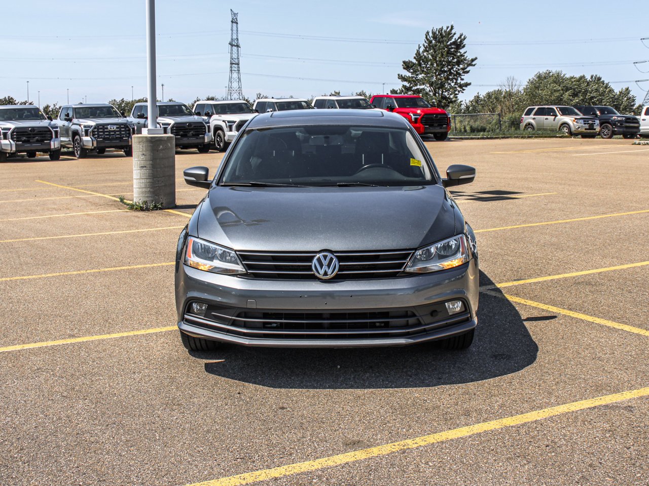 2015 Volkswagen Jetta 4dr 1.8 TSI Auto Comfortline Grey Sherwood Park - photo #2