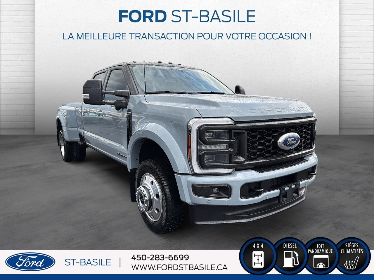 2025 Ford Super Duty F-450 DRW Grey Saint-Basile-le-Grand - photo #9