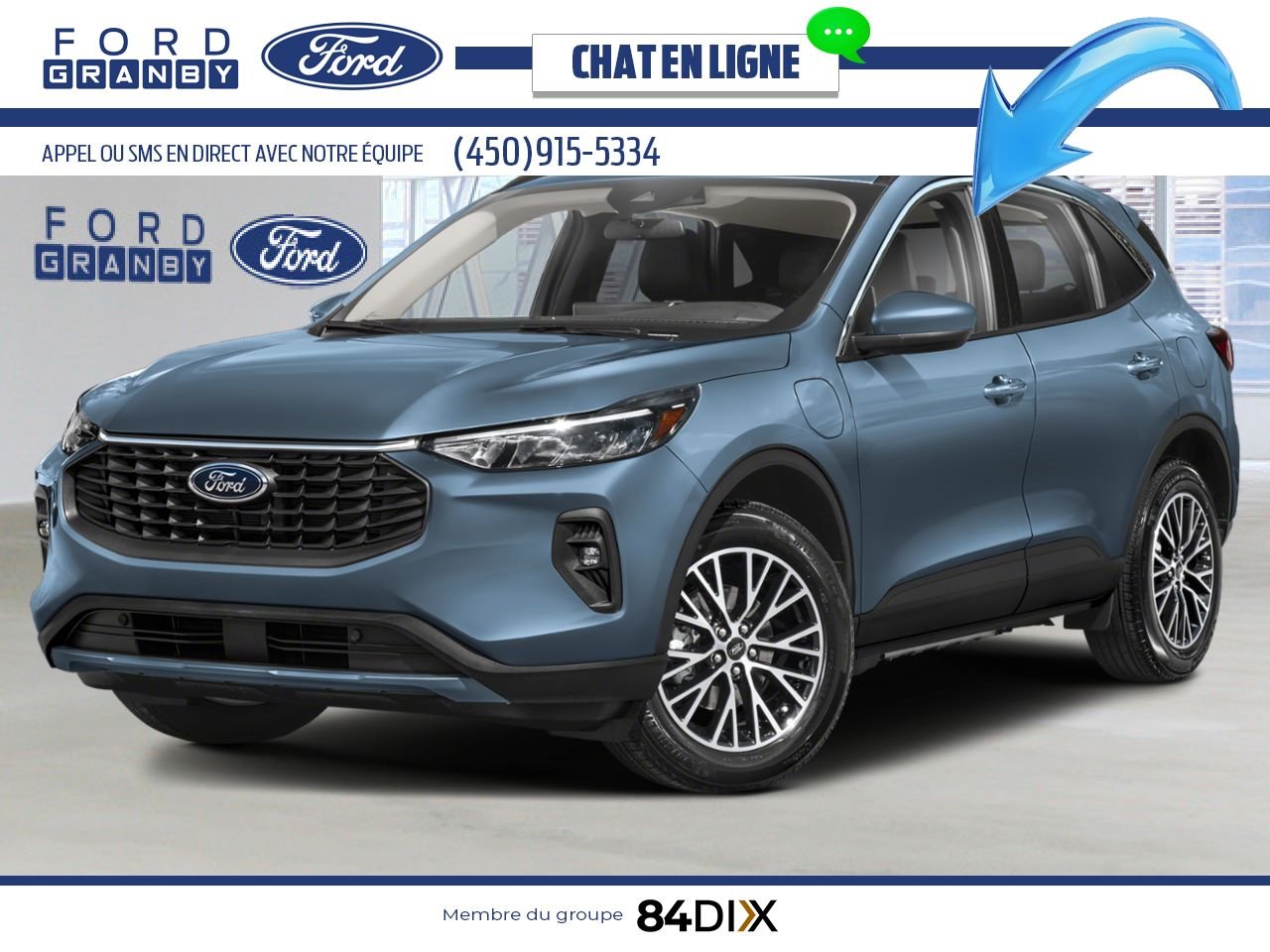 2026 Ford Escape Vapor Blue Metallic Granby - photo #0