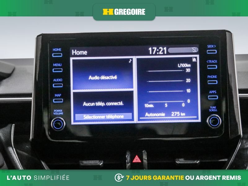 Toyota Corolla 821684 | LE AUTO AC NAV GR ELECT CAM RECUL BLEUTOOTH 2021 Gris Laval - photo #23