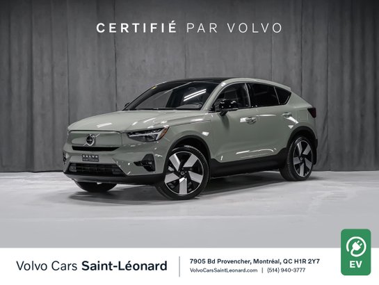 Volvo C40 Recharge Pure Electric Ultimate 2023 Vert