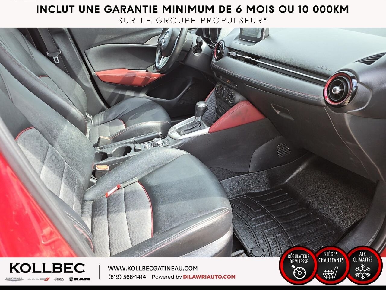 2016 MAZDA CX-3 GS FWD Red Ottawa & Gatineau - photo #19