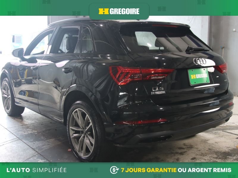 Audi Q3 821561 | Komfort AWD AUTO A/C MAGS CUIR TOIT CAM RECUL BLUE 2022 Noir Laval - photo #4