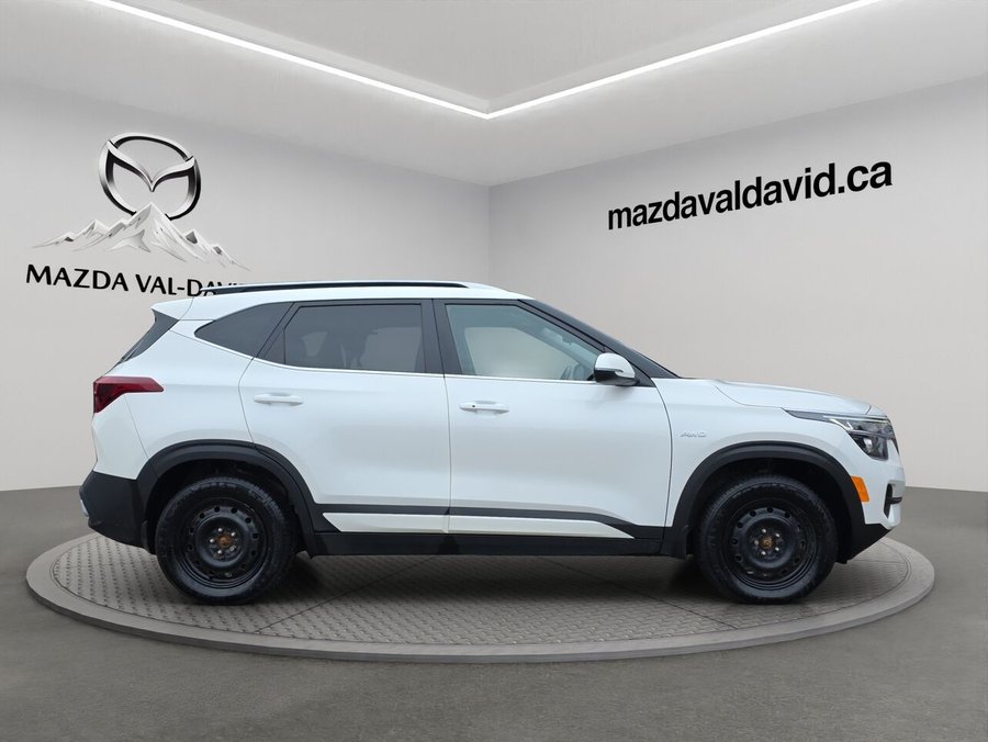 2023 Kia Seltos EX AWD, Jamais accidenté, Volant chauffant, Toit ouvrant, Démarreur à distance White