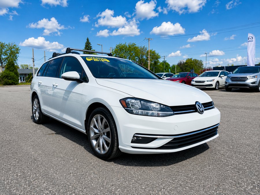 VOLKSWAGEN GOLF SPORTWAGEN 2019 2019 Blanc