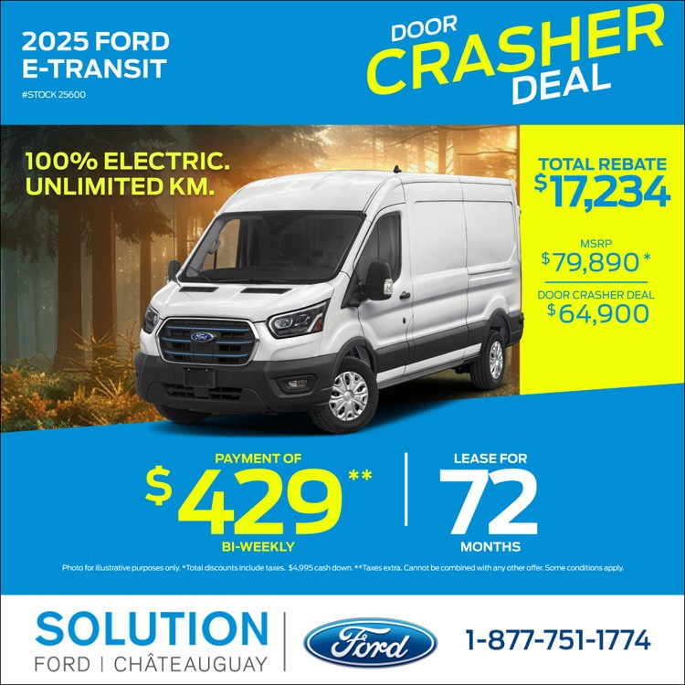 Solution ford promo avril E TRANSIT 2025 EN